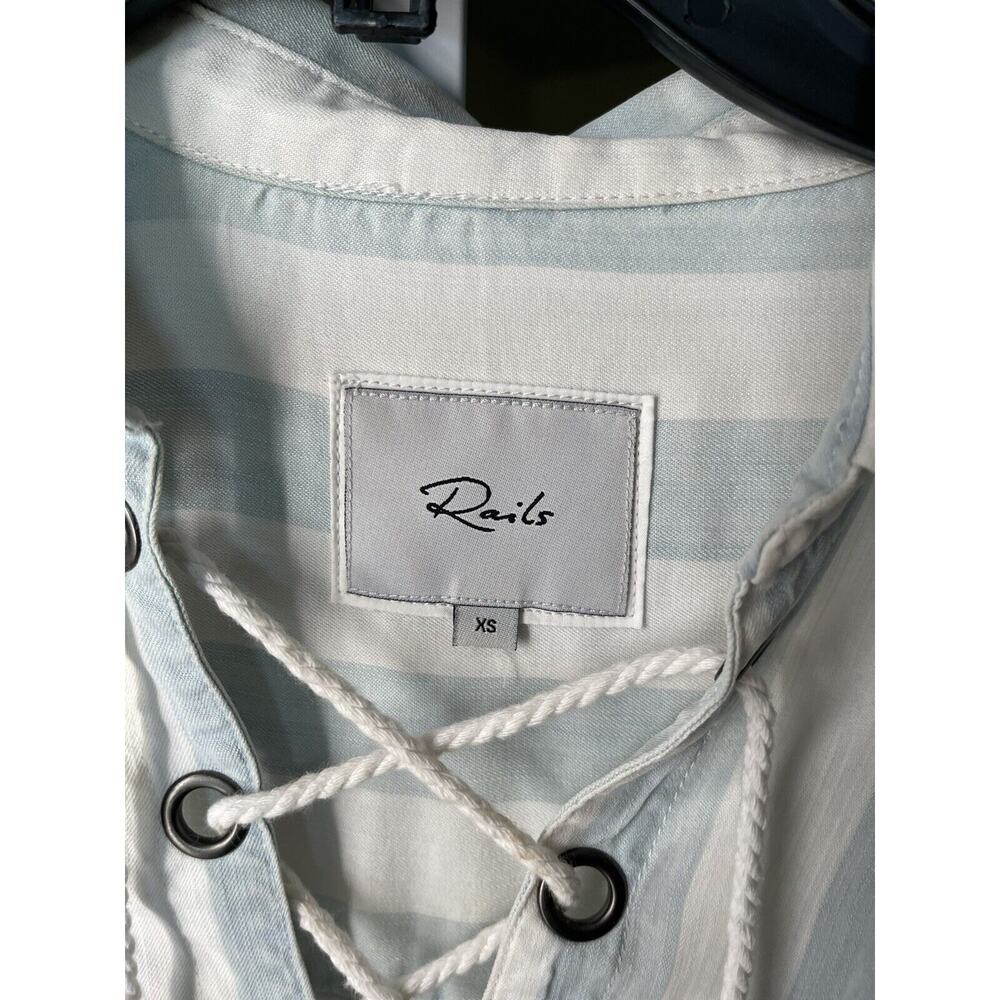 Rails Women's Uli Block Stripe Lace-Up Long Sleev… - image 5